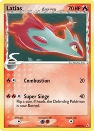 Latias (Delta Species) 21/110 - Holon Phantoms Reverse Holofoil