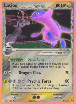 Latios (Delta Species) 9/113 - Delta Species Reverse Holofoil
