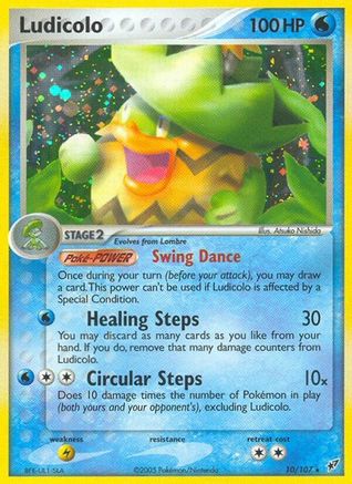 Ludicolo - 010/107 10/107 - Deoxys Holofoil