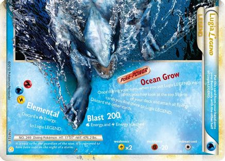 Lugia Legend (Bottom) 114/123 - HeartGold SoulSilver Holofoil