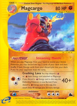 Magcargo (18) 18/144 - Skyridge Reverse Holofoil