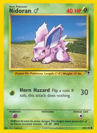 Nidoran M 83/110 - Legendary Collection Reverse Holofoil