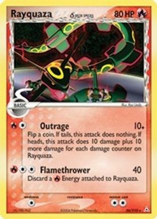 Rayquaza - 026/110 (Delta Species) 26/110 - Holon Phantoms
