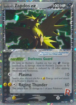 Rocket's Zapdos ex 106/109 - Team Rocket Returns Holofoil