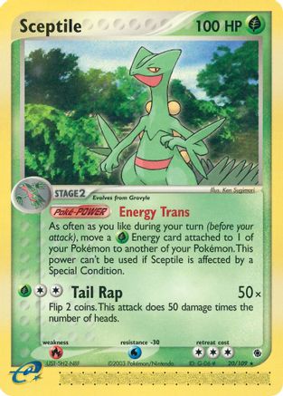 Sceptile - 20/109 20/109 - Ruby and Sapphire