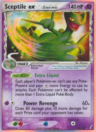 Sceptile ex (Delta Species) 96/100 - Crystal Guardians Holofoil