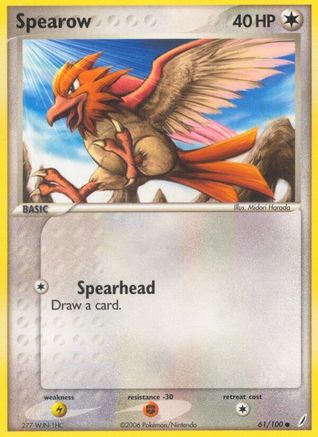 Spearow 61/100 - Crystal Guardians