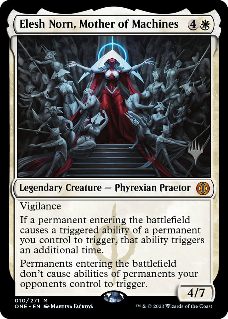 Elesh Norn, Mother of Machines (PPONE-10P) - Phyrexia: All Will Be One Promos Foil