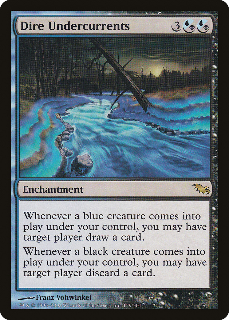 Dire Undercurrents (SHM-159) - Shadowmoor Foil