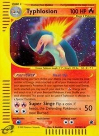 Typhlosion (28) 28/165 - Expedition Holofoil