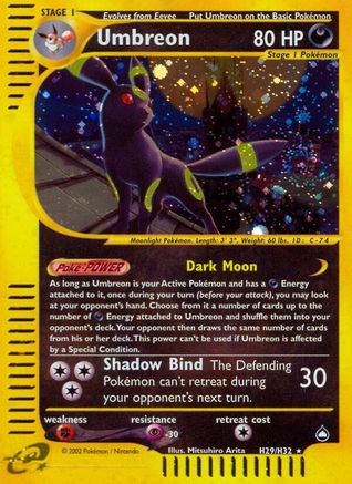Umbreon (H29) H29/147 - Aquapolis Holofoil