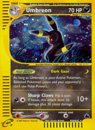 Umbreon (H30) H30/144 - Skyridge Holofoil