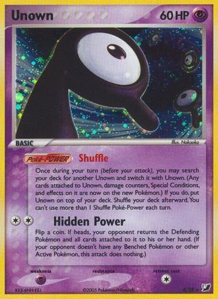 Unown (R) R/115 - Unseen Forces Holofoil