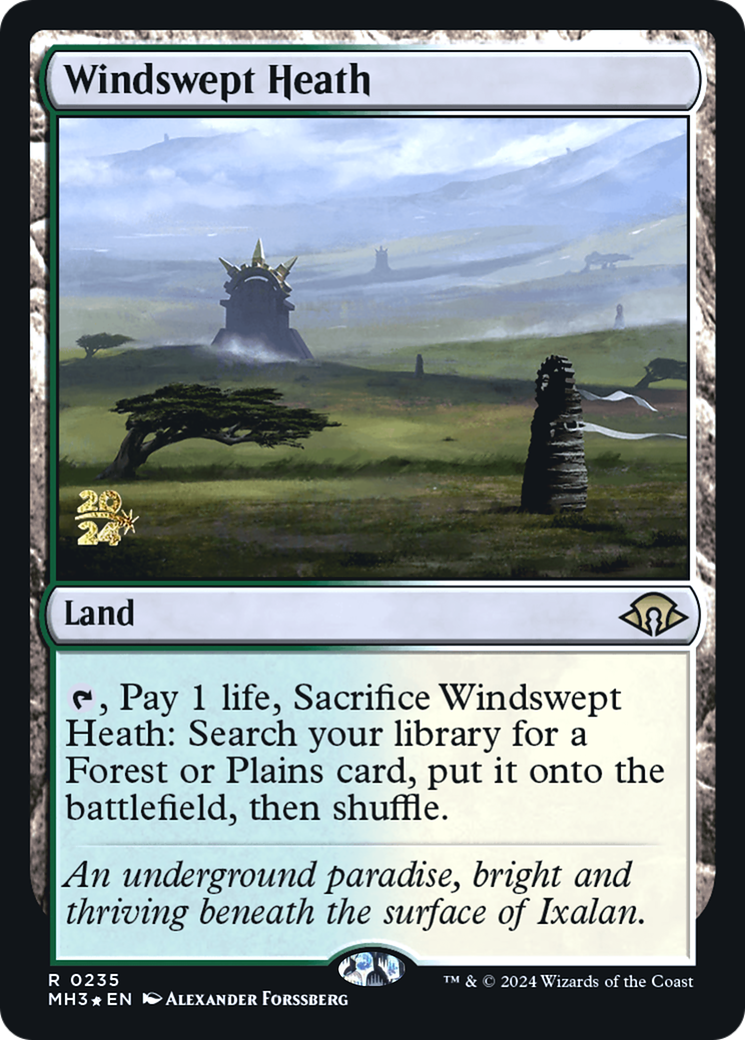 Windswept Heath (PRE-235S) - Modern Horizons 3 Promos Foil
