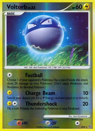 Voltorb (Shiny) SH3/100 - Stormfront Reverse Holofoil