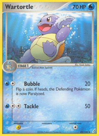 Wartortle - 042/100/100 - Crystal Guardians