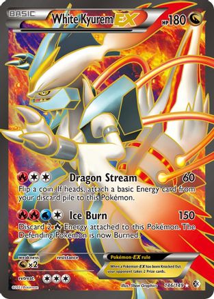 White Kyurem EX (146 Full Art) 146/149 - Boundaries Crossed Holofoil