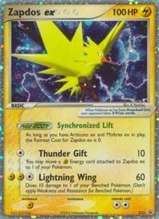 Zapdos ex - 033 (EX Collector's Window Tins) 33/40 - Nintendo Promos Holofoil