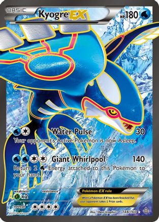 Kyogre EX (148 Full Art) 148/160 - XY Primal Clash Holofoil