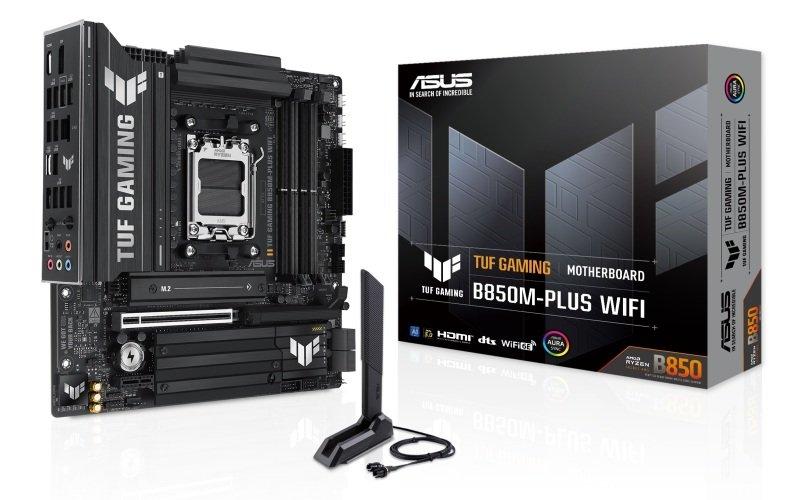 ASUS TUF GAMING B850M-PLUS WIFI B850 AM5 max.192GB DDR5 micro-ATX Retail