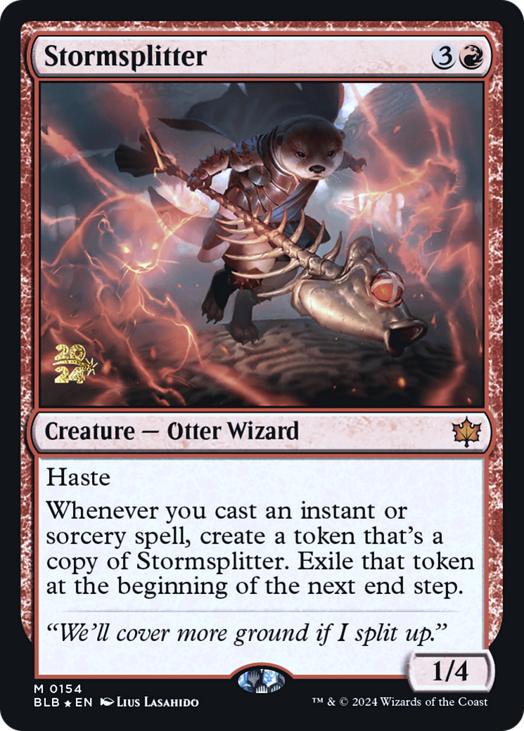 Stormsplitter (PRE-154S) - Bloomburrow Promos Foil