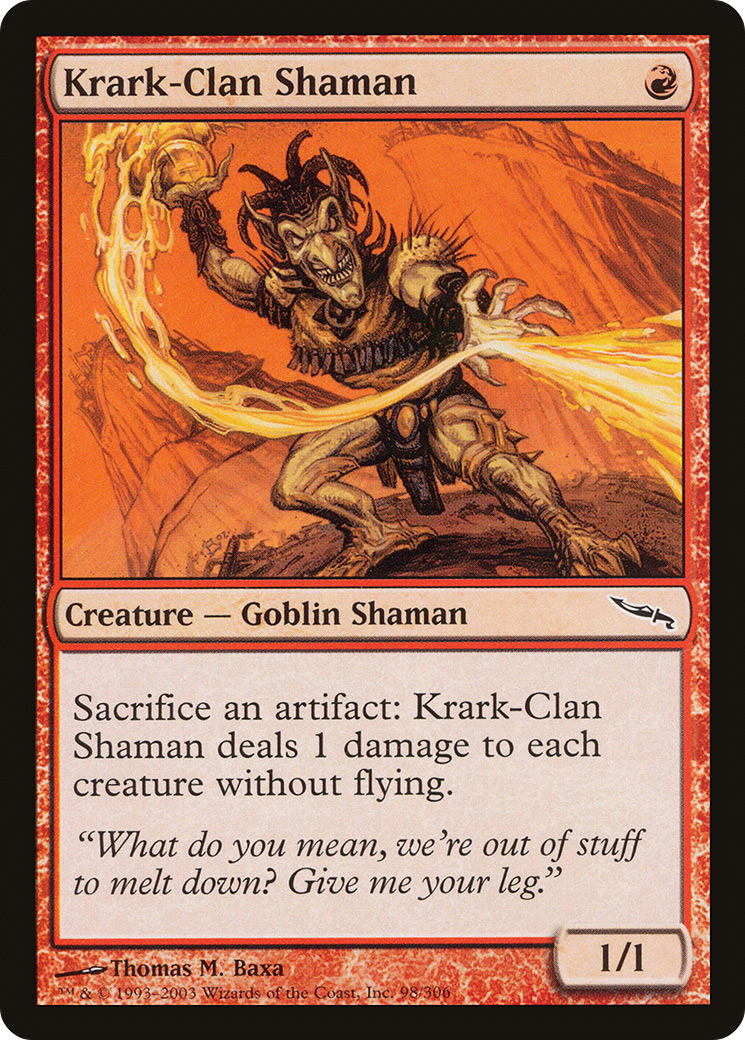 Krark-Clan Shaman (MRD-098) - Mirrodin Foil