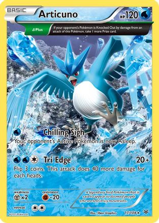 Articuno (17 Delta) 17/108 - XY Roaring Skies