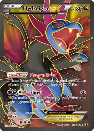 Hydreigon EX (103 Full Art) 103/108 - XY Roaring Skies Holofoil
