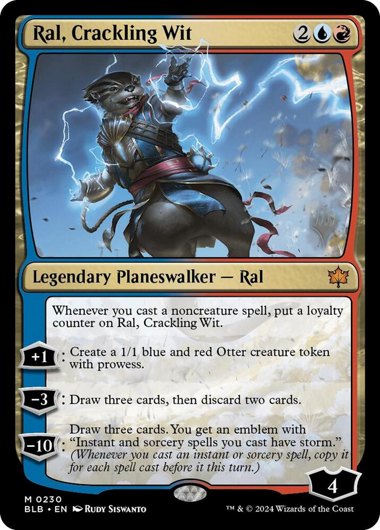 Ral, Crackling Wit (PPBLB-230P) - Bloomburrow Promos Foil
