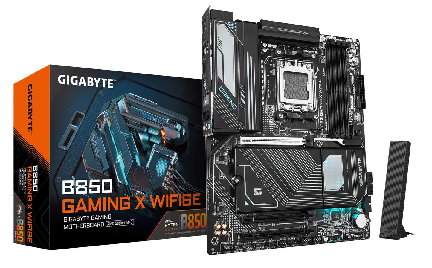 Gigabyte B850 GAMING X WIFI6E AM5 B850 Max192GB DDR5 ATX Retail