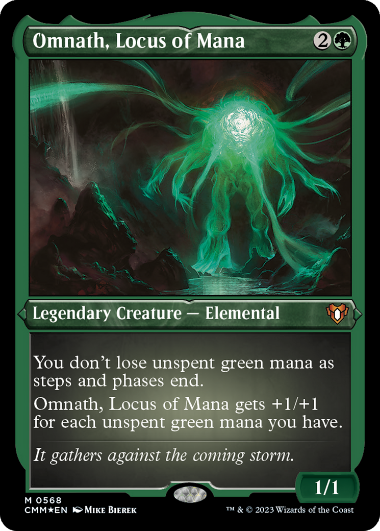 Omnath, Locus of Mana (CMM-568) - Commander Masters Etched Foil