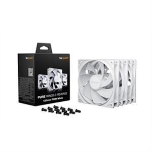 be quiet! Fan BL136 PURE WINGS 3 120mm PWM Reverse White Triple-Pack