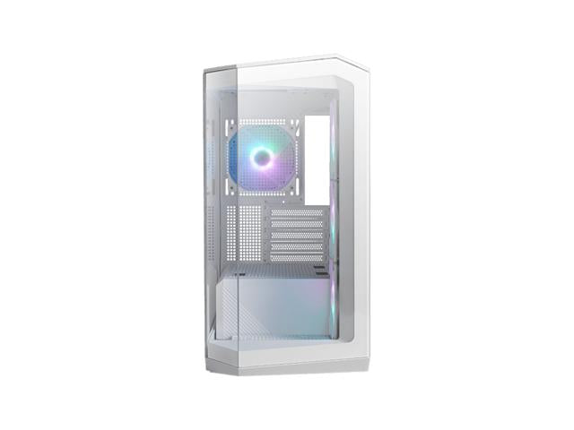 MSI MAG PANO M100R PZ MicroATX Mid Tower Case White