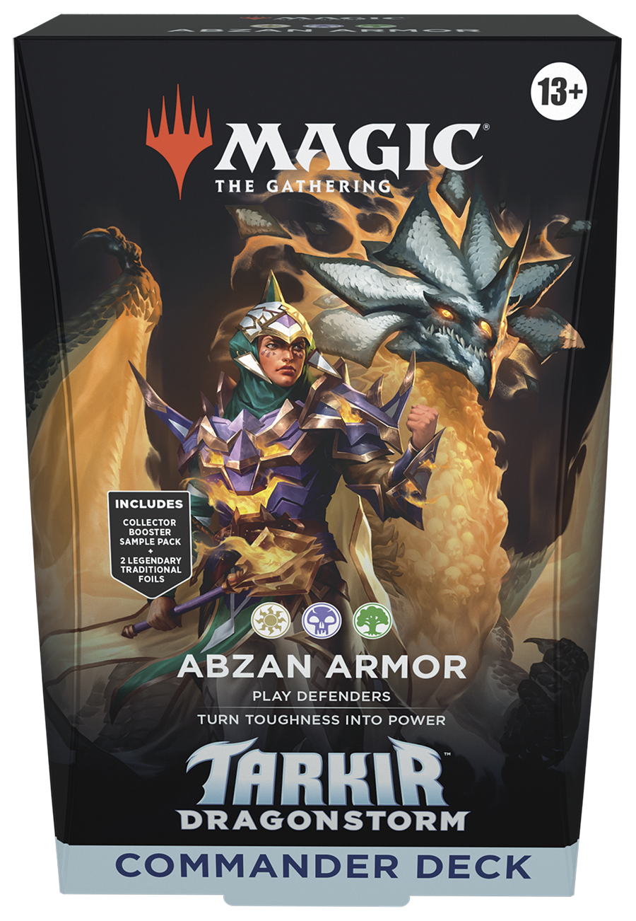 MTG TARKIR DRAGONSTORM COMMANDER DECK- ABZAN ARMOR