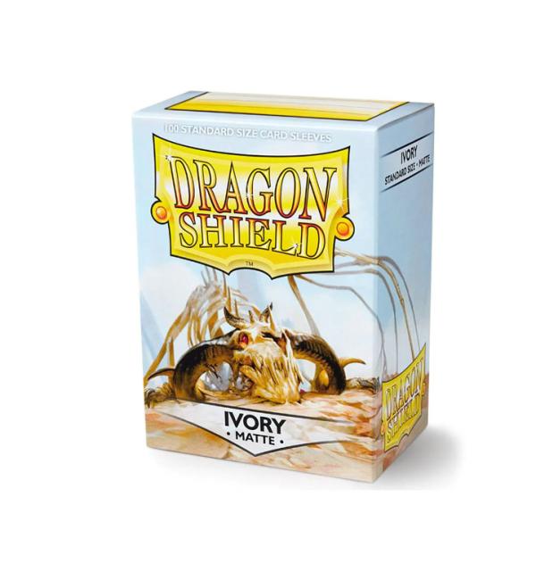DRAGON SHIELD MATTE IVORY OGIER 100ct