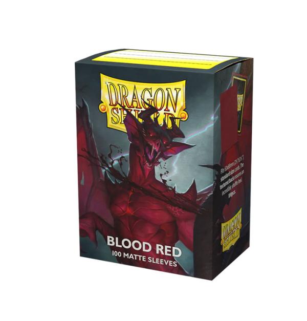 DRAGON SHIELD MATTE BLOOD RED SIMURAG 100ct