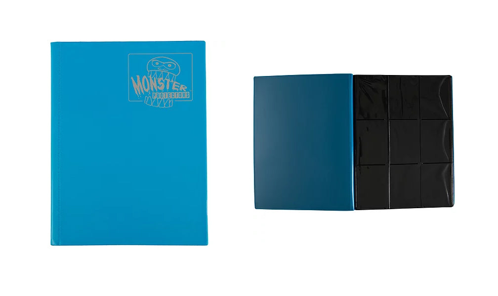 9 POCKET MONSTER BINDER MATTE BLUE