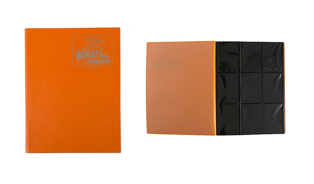 9 POCKET MONSTER BINDER MATTE ORANGE