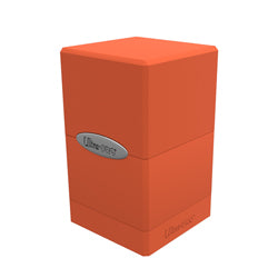 DECK BOX SATIN TOWER PUMPKIN ORANGE