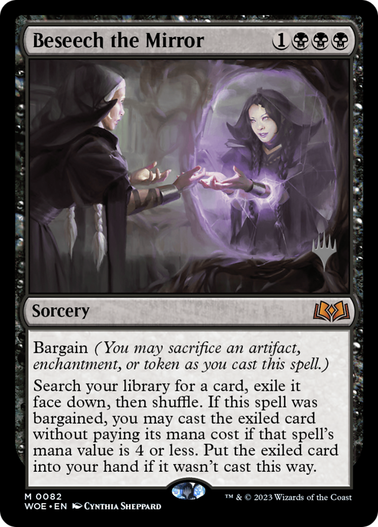 Beseech the Mirror (PPWOE-82P) - Wilds of Eldraine Promos