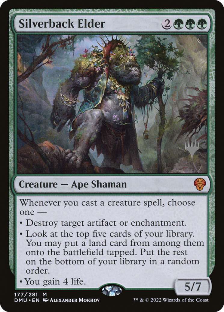 Silverback Elder (PPDMU-177P) - Dominaria United Promos Foil