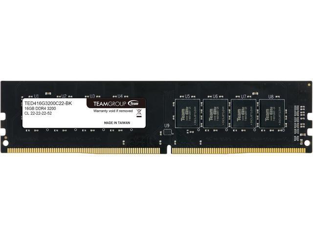 TEAMGROUP ME TED416G3200C2201 16GB 3200MHz DDR4 CL22 UDIMM Elite Retail