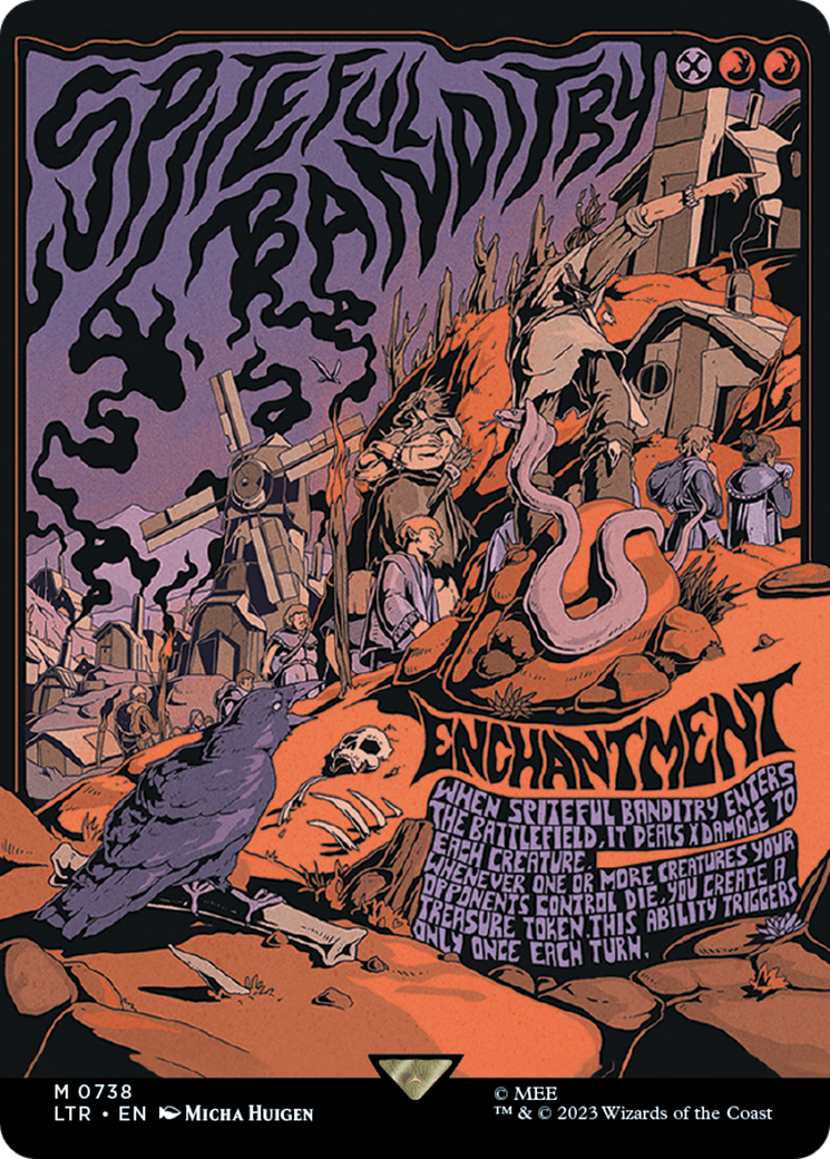 Spiteful Banditry (LTR-738) - The Lord of the Rings: Tales of Middle-earth (Borderless) Foil