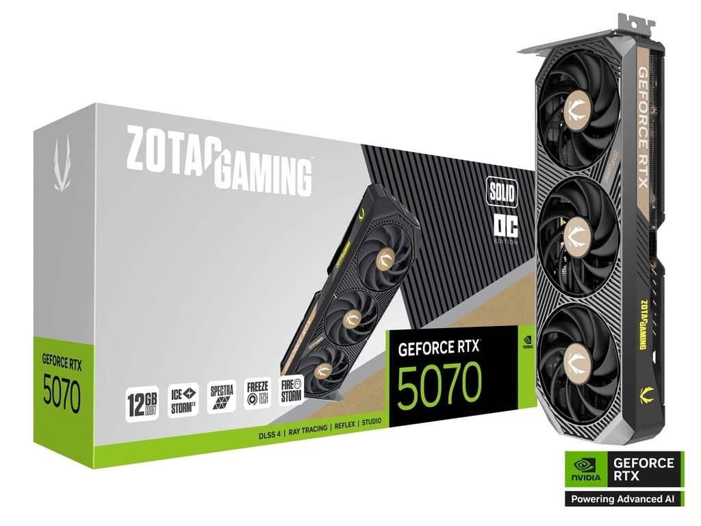 Zotac RTX 5070 Solid 12GB