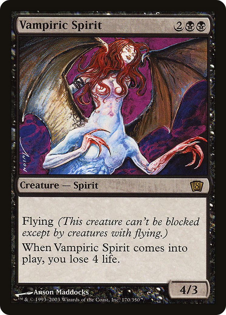 Vampiric Spirit (8ED-170★) - Eighth Edition Foil