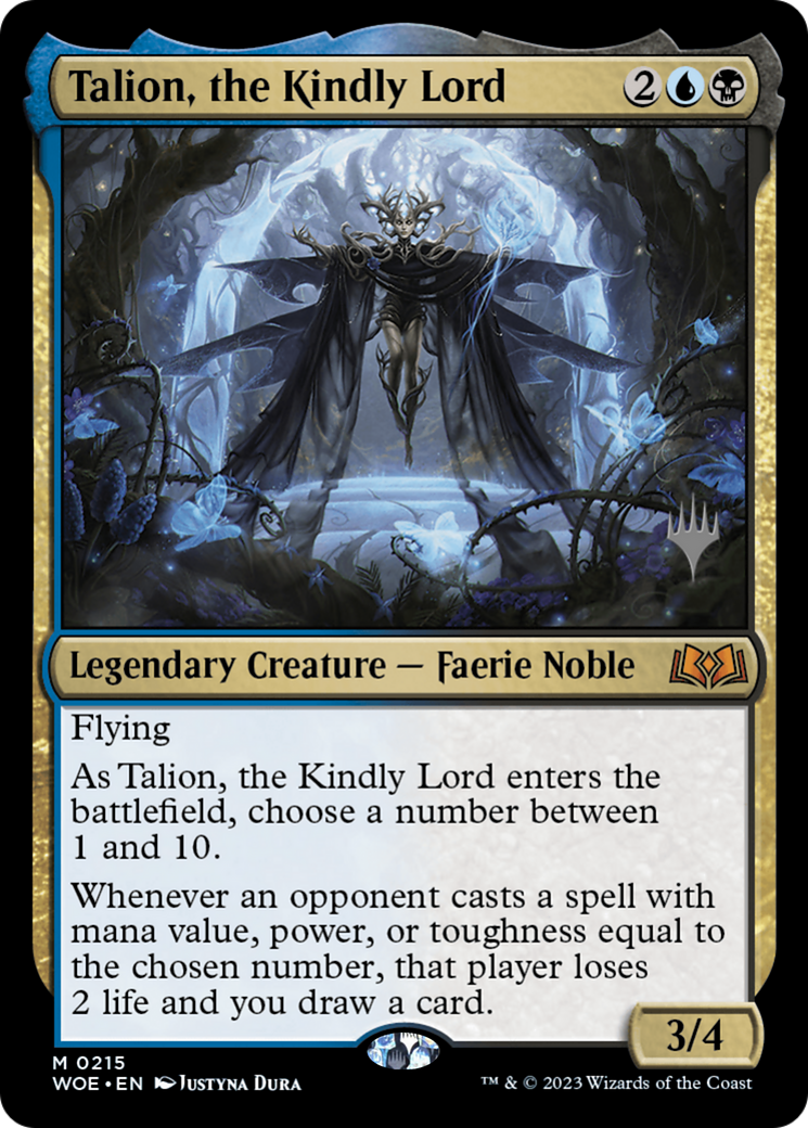 Talion, the Kindly Lord (PPWOE-215P) - Wilds of Eldraine Promos Foil