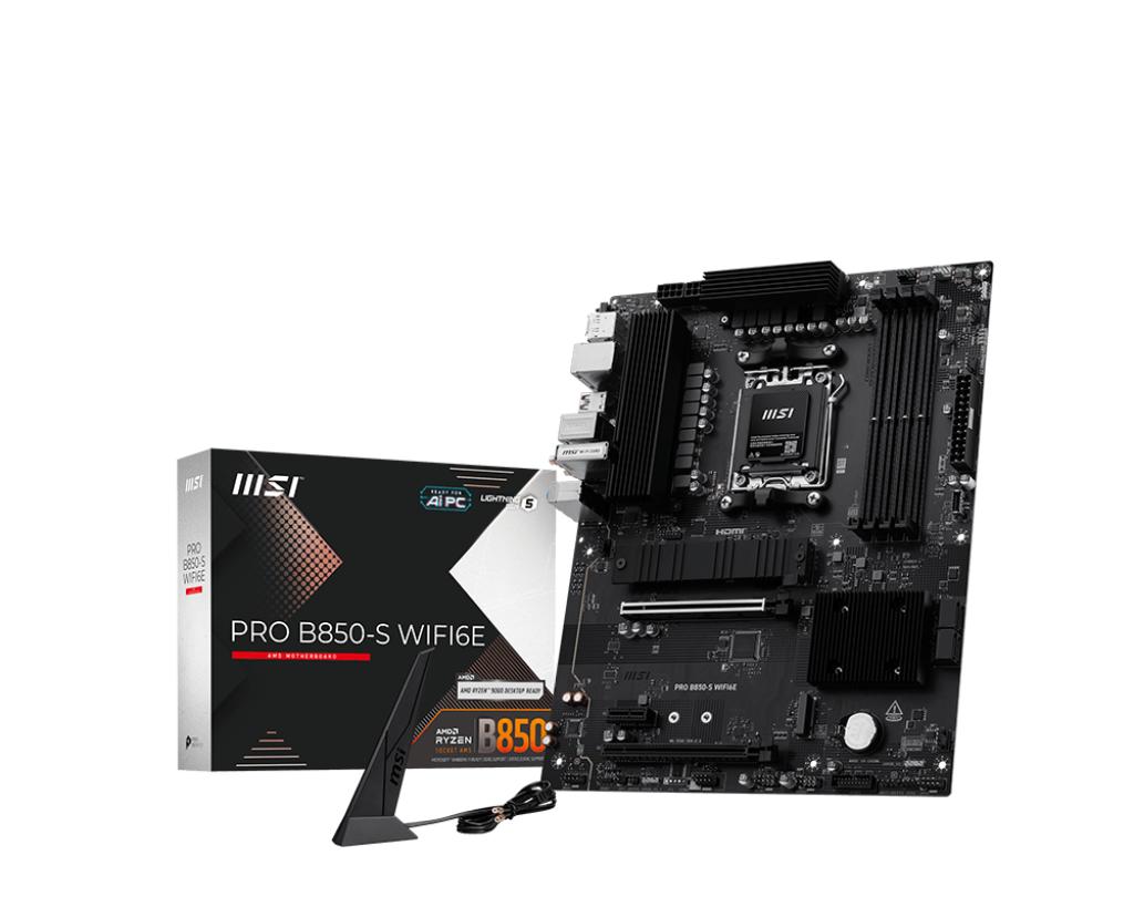 MSI MB PRO B850-S WIFI6E AMD B850 AM5 Max256GB DDR5 ATX