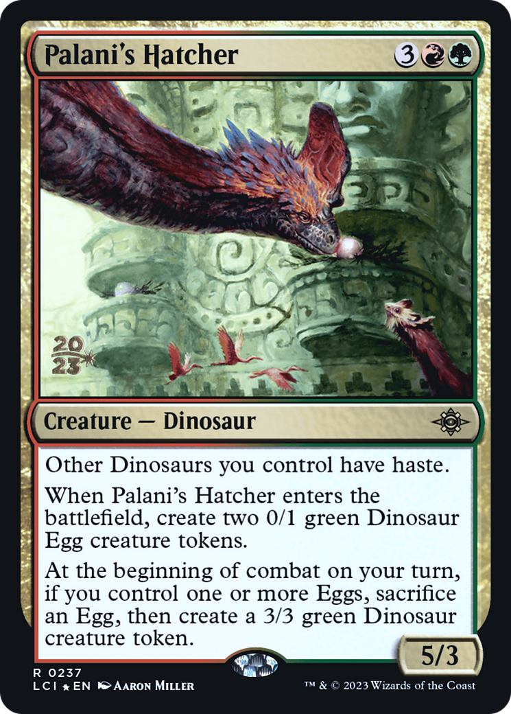 Palani's Hatcher (PRE-237S) - The Lost Caverns of Ixalan Promos Foil