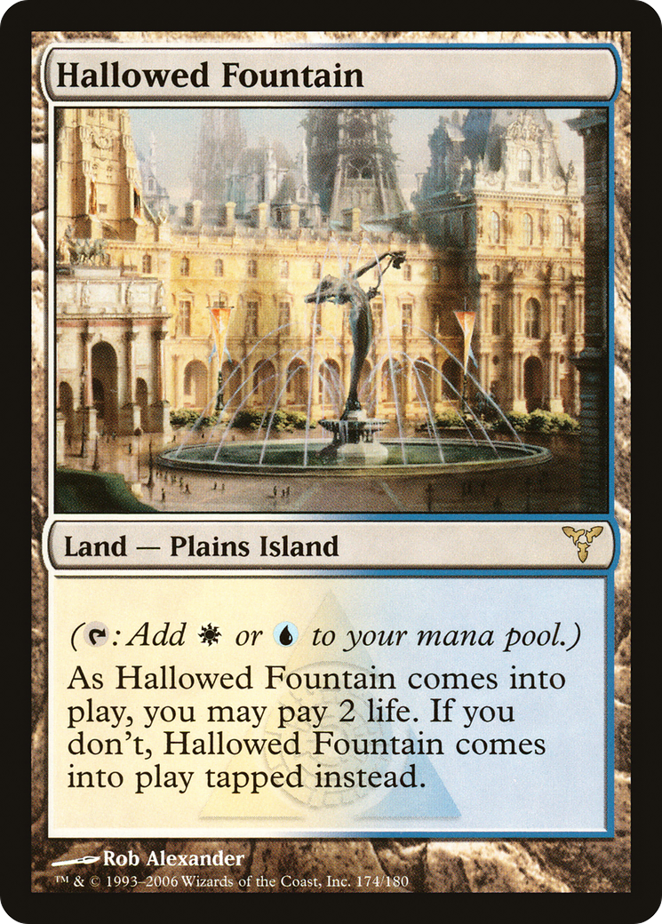Hallowed Fountain (DIS-174) - Dissension Foil