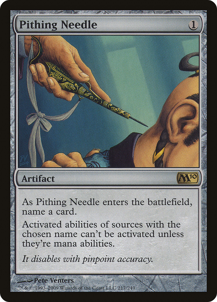 Pithing Needle (M10-217) - Magic 2010 Foil